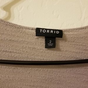 torrid Tops - Torrid size 2 grey shawl wrap EUC torrid Tops - Torrid size 2 grey shawl wrap EUC